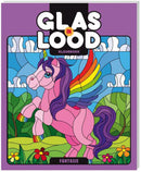 Glas in lood kleurboek fantasie