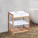 Badkamerrek 3 laags - bamboe en MDF