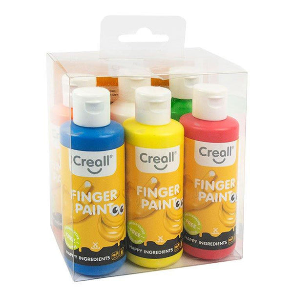 Creall Vingerverfset Conserveringsvrij, 6x250ml.