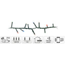 Micro Cluster met App bediening - 800 LED's - 16 meter - multicolor