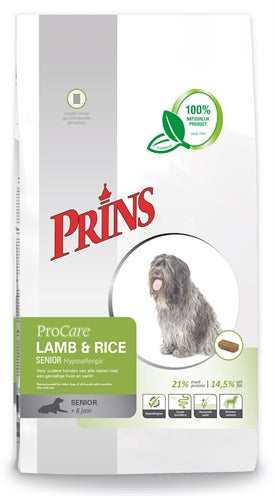 Prins Procare Lam / Rijst Senior Hypoallergeen 15 KG