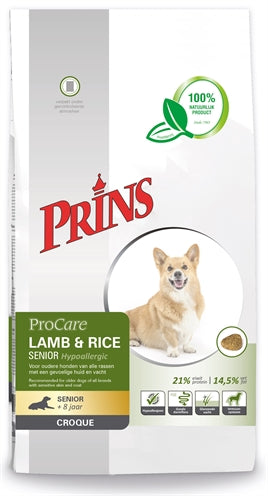 Prins Procare Croque Lam / Rijst Senior Hypoallergeen 10 KG
