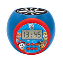 Paw Patrol Projector Wekker Rood/Blauw