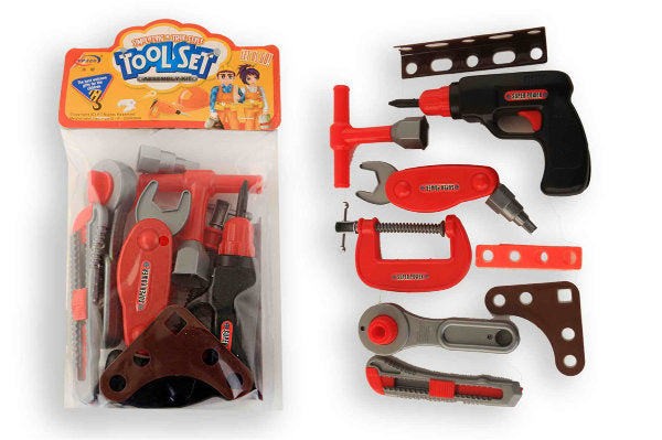 Gereedschapset 10 dlg. in zak 9334