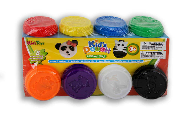 8 potjes zachte klei incl. vorm 8030