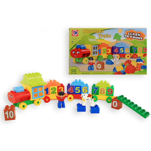 Bouwstenen trein 50 dlg. 8007