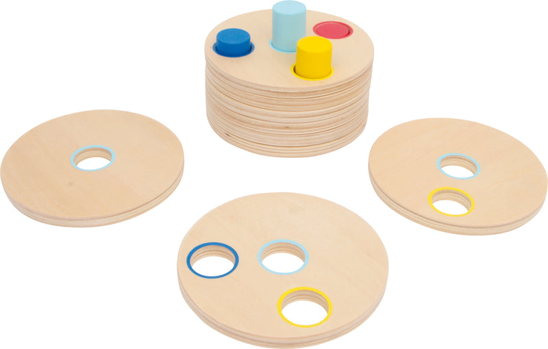 Small Foot - Houten Stapelspel Logisteck Educatief, 9dlg.