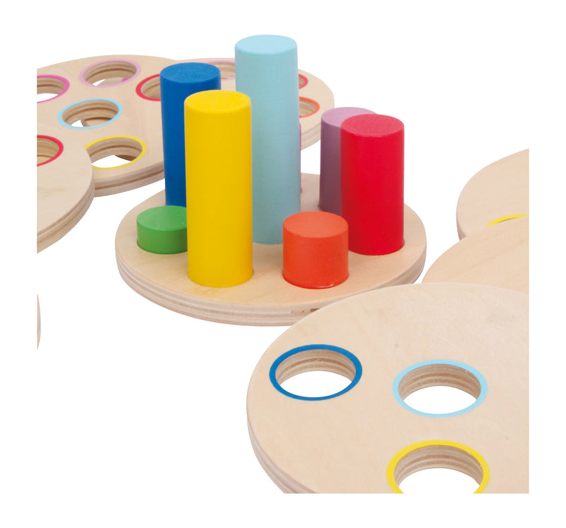 Small Foot - Houten Stapelspel Logisteck Educatief, 9dlg.