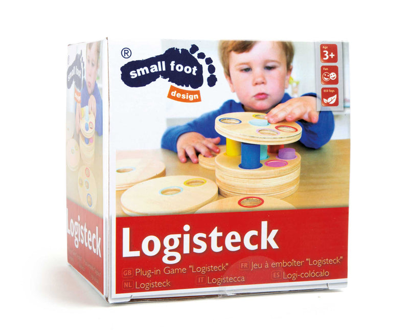 Small Foot - Houten Stapelspel Logisteck Educatief, 9dlg.