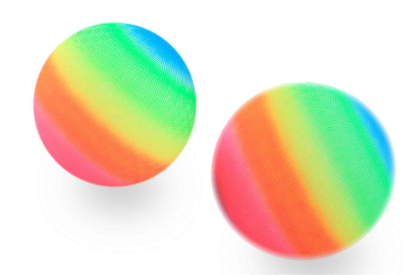 Regenboog bal maat 5 8798