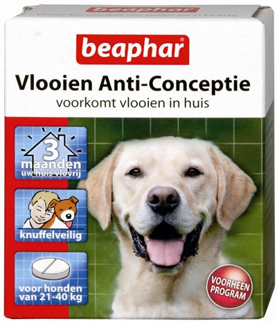 Beaphar Vlooien Anticonceptie GROTE HOND 21-40 KG