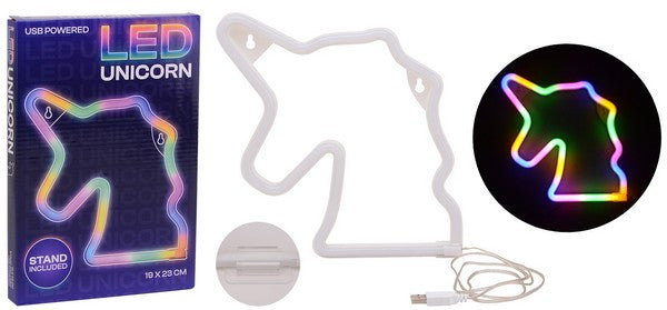 Eenhoorn Regenboog Lamp met USB