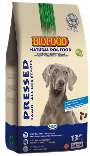 Biofood Geperst Lam / Rijst Premium 13,5 KG