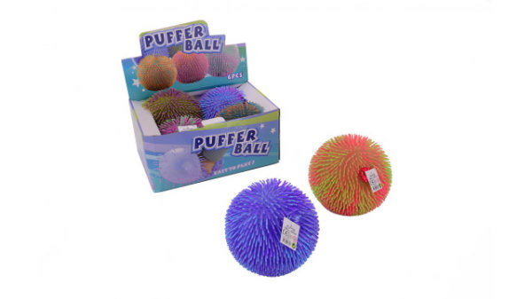 6 Fluffy bal Duo color 23 cm 24381