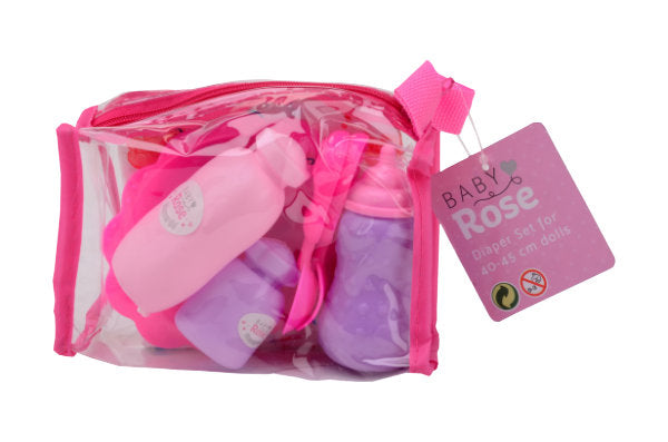 Baby Rose Verzorgset in Tas