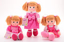 Baby rose 40 cm zachte pop meisje 27665