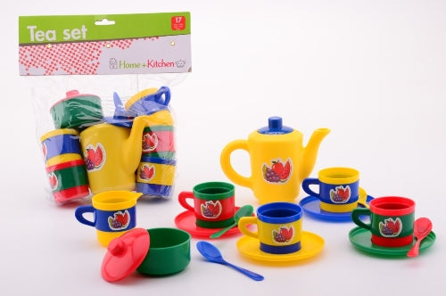 Home and Kitchen thee set 17-delig in zak