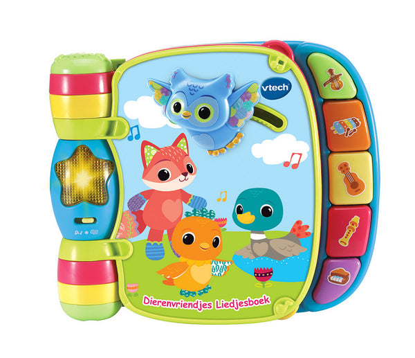 VTech Dierenvrienden Liedjesboek Blauw + Licht en Geluid