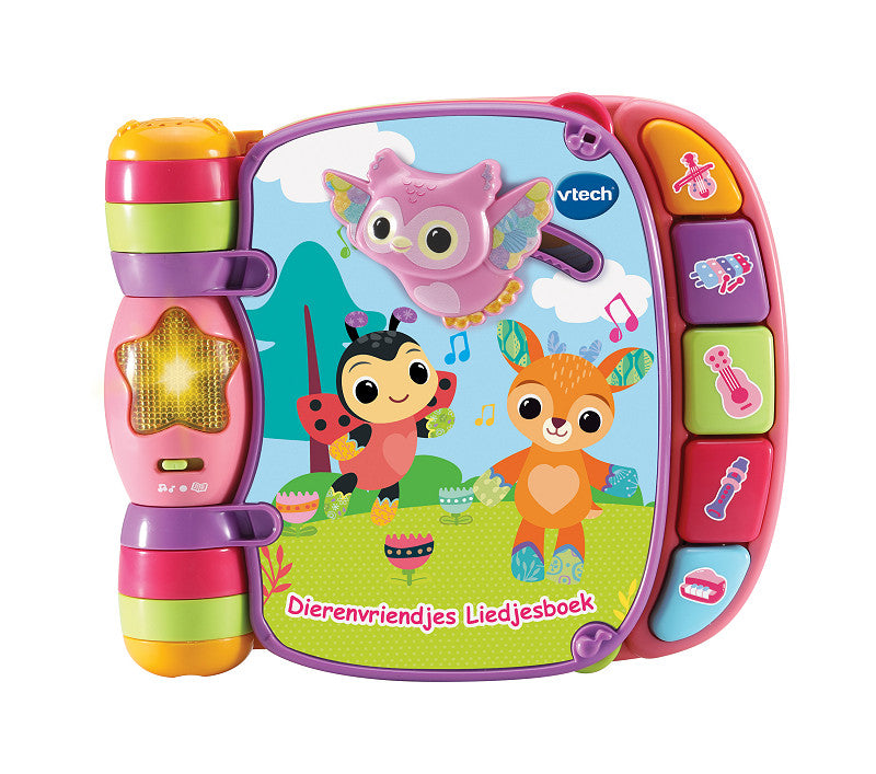 VTech Dierenvriend Liedjesboek + Licht en Geluid Roze