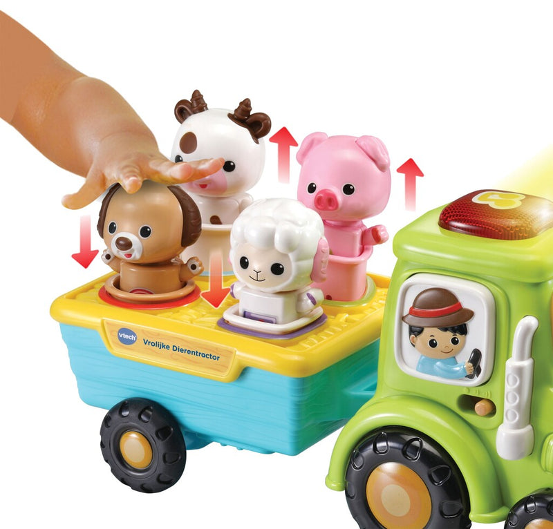 VTech Baby Vrolijke Dierentractor