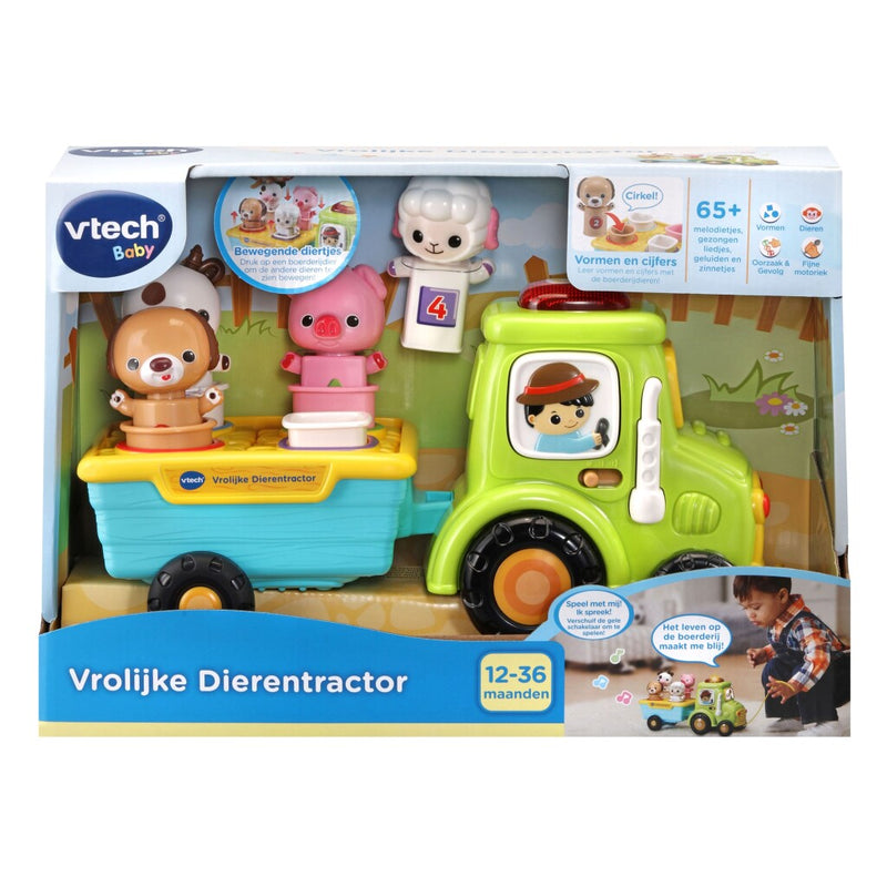 VTech Baby Vrolijke Dierentractor