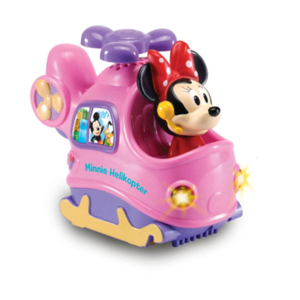 helikopter Minnie Mouse junior 12,7 cm roze/paars