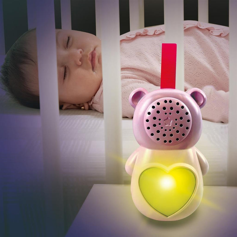 VTech Baby Dromenland Knuffel Beertje + Licht en Geluid Roze