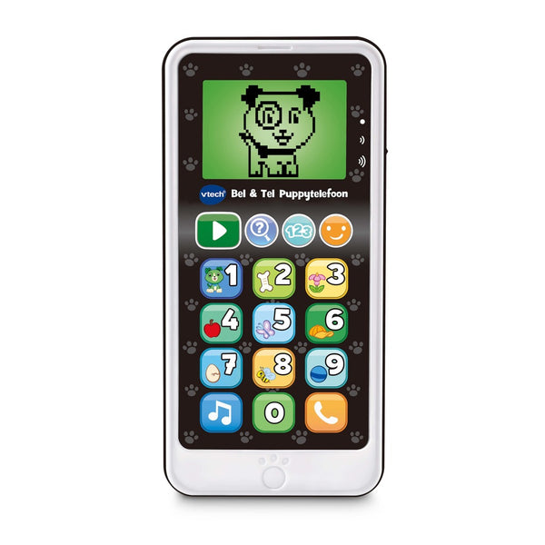 VTech Bel en Tel Puppytelefoon met Geluid Wit