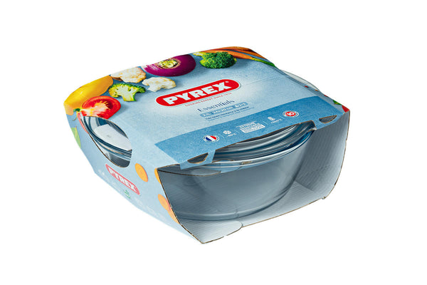 Pyrex Ovenschaal Met Deksel 1,6l En 0,5l