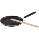 Pyrex Pannenkoekenpan 24 cm + Houten Spatel Zwart