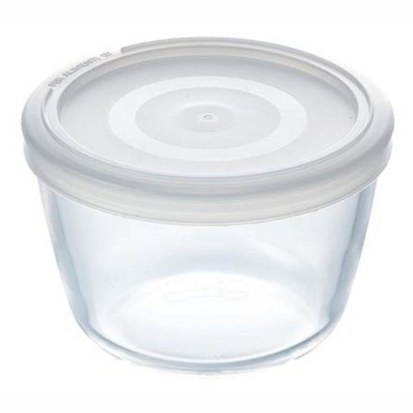 Pyrex Cook and Freeze Ronde Glazen Vershoudschaal met Deksel 1.6L