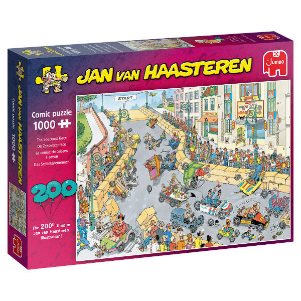 Jan van Haasteren Legpuzzel - De Zeepkistenrace, 1000st.
