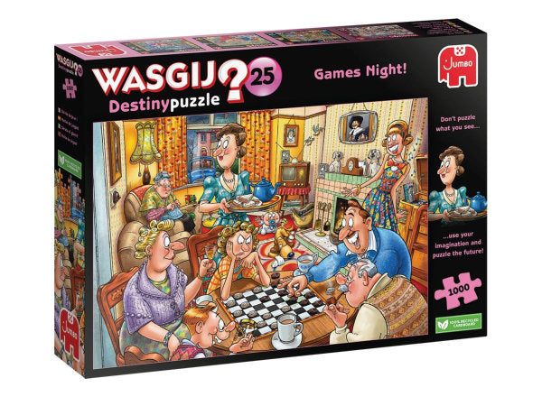Jumbo Wasgij Destiny 25 puzzel Spelletjesavond, 1000st.