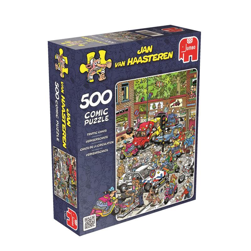 Jumbo Puzzel Jan Van Haasteren Verkeerschaos 500 Stukjes