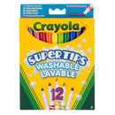 Crayola Supertips Uitwasbare Viltstiften 12 Stuks