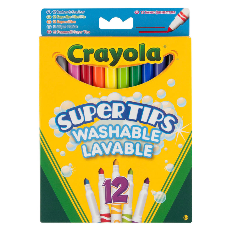 Crayola Supertips Uitwasbare Viltstiften 12 Stuks