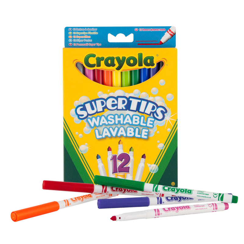 Crayola Supertips Uitwasbare Viltstiften 12 Stuks