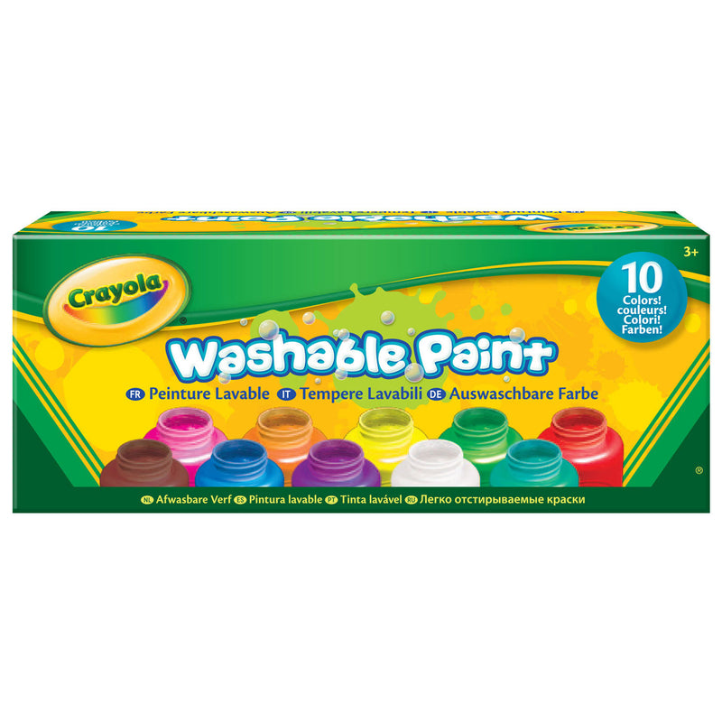 Crayola Potjes met Afwasbare Verf, 10st.