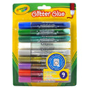 Crayola 9 Glitterlijmtubes