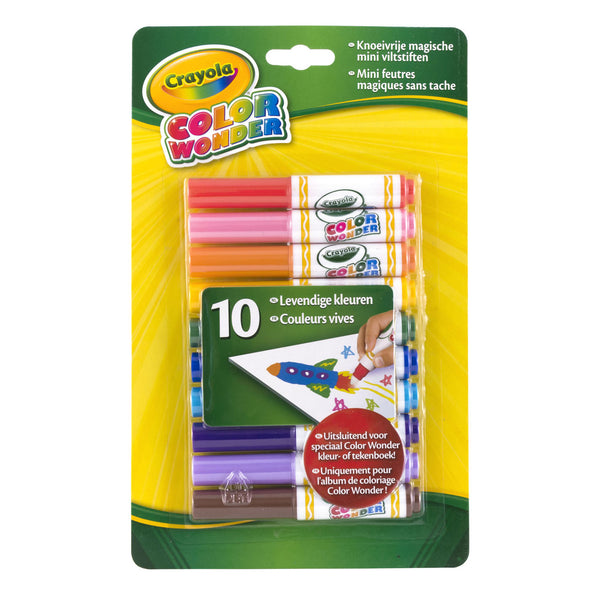 Crayola Color Wonder - Viltstiften, 10st.
