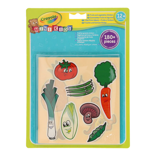 Crayola Mini Kids - Stickers Fruit en Groente