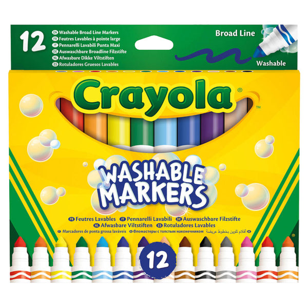 Crayola Afwasbare Viltstiften, 12st.