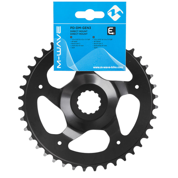 Kettingblad M-Wave E-Bike Bosch-3 40T - zwart