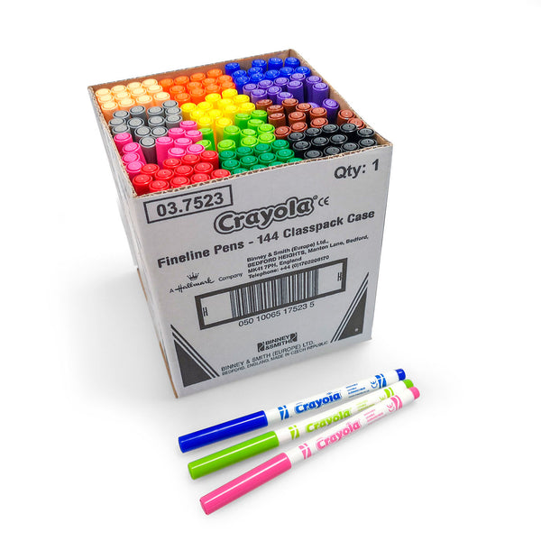 Crayola Schoolverpakking Viltstiften met Dunne Punt, 144st.
