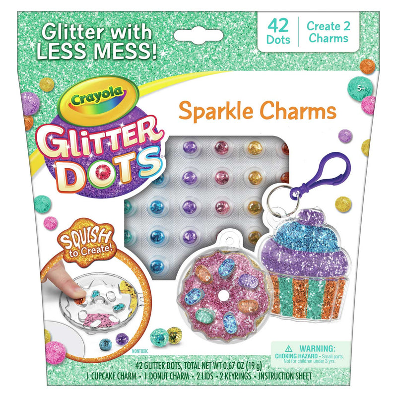 Crayola Glitter Dots - 3D Bakkerij Sleutelhangers