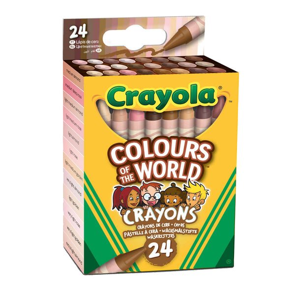 Crayola Colours of the World Waskrijtjes 24 Stuks