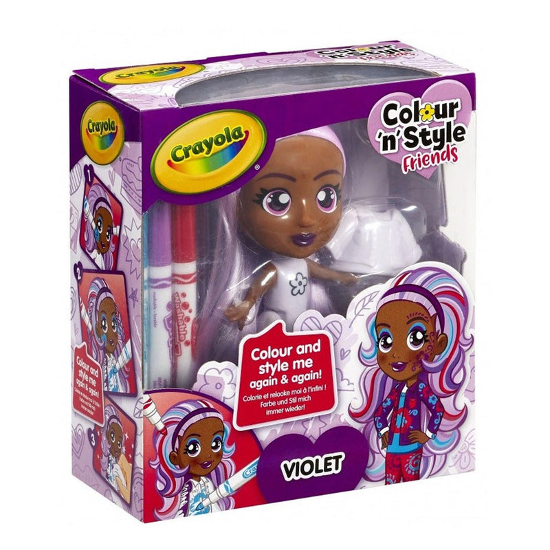 Crayola Colour n Style Friends Inkleuren - Violet