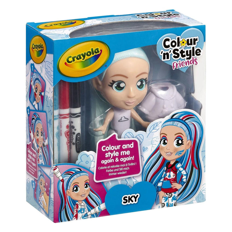 Crayola Colour n Style Friends Inkleuren - Sky