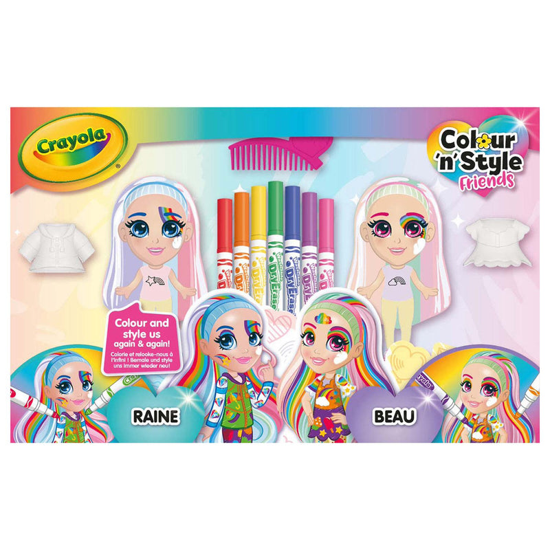 Crayola Colour n Style Rainbow Twins Inkleuren