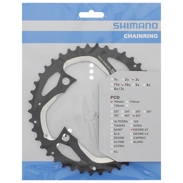 Kettingblad 42T Shimano Deore XT FC-M780 42T-AE
